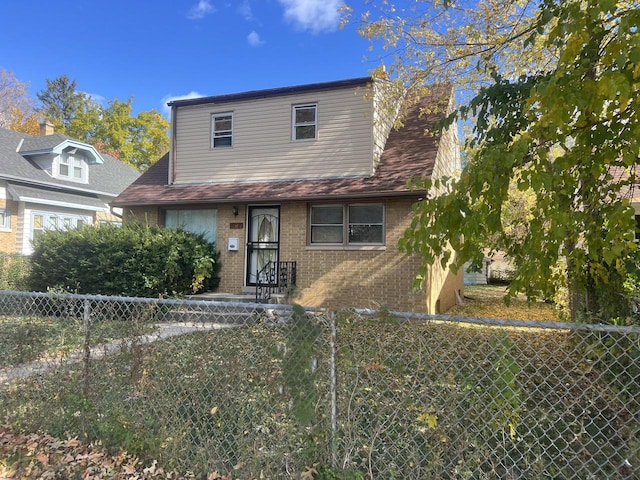 view of front of property