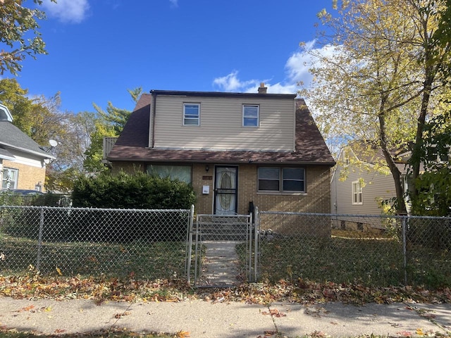 view of bungalow-style house