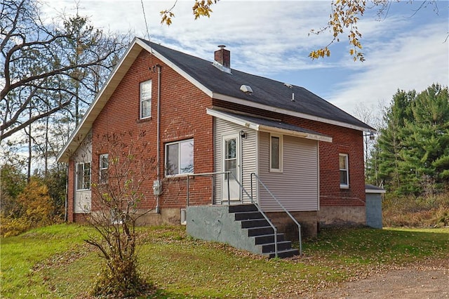 view of rear view of house