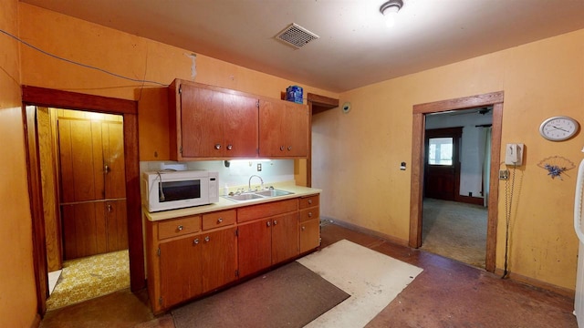 kitchen featuring sink