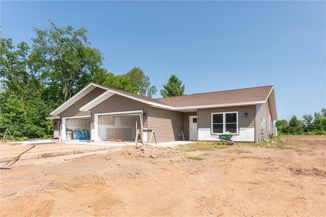 ranch-style house with a garage