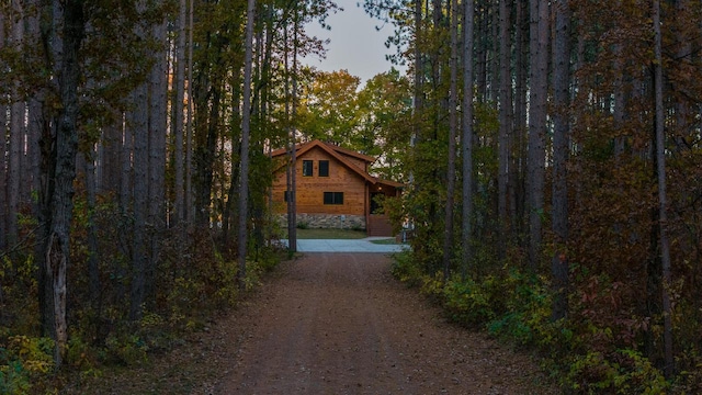 view of home's exterior