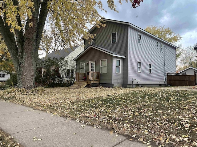 view of front of house