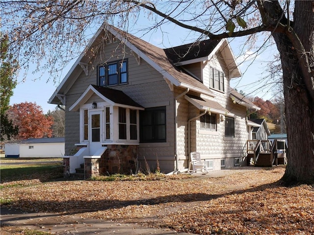 view of side of home