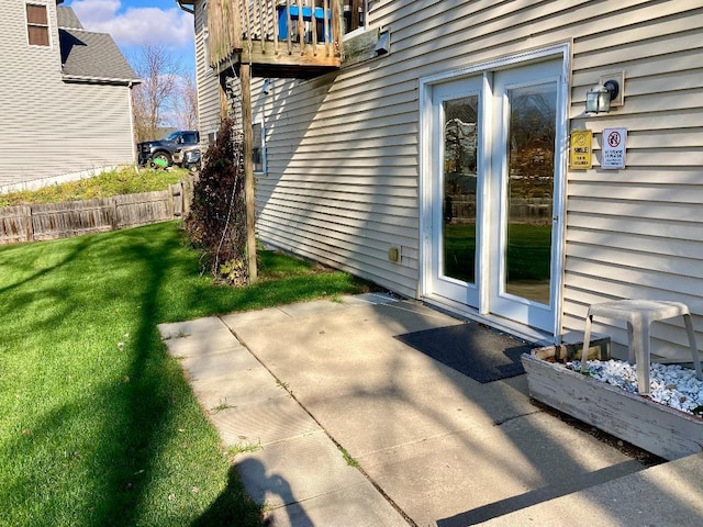 view of patio