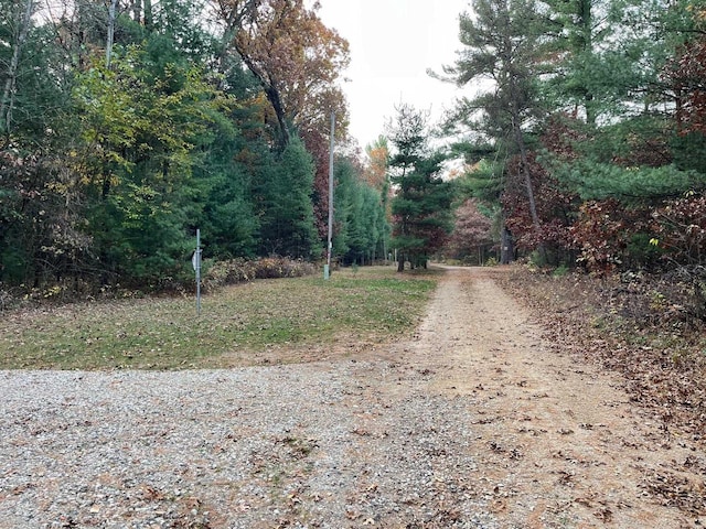 view of road