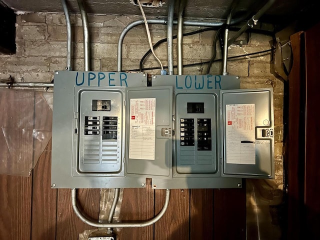 utility room with electric panel