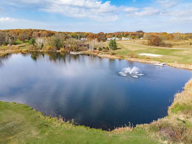 property view of water