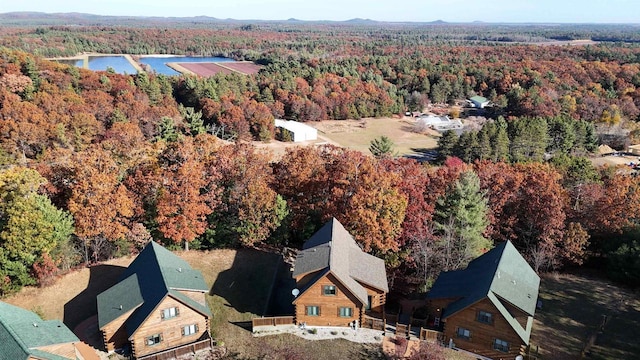 331 Hilltop Ct, Warrens, Warrens, WI 54666 - aerial view of a heavily wooded area
