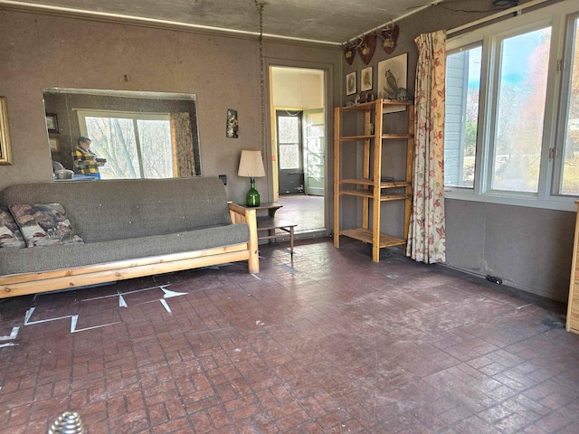 view of unfurnished living room