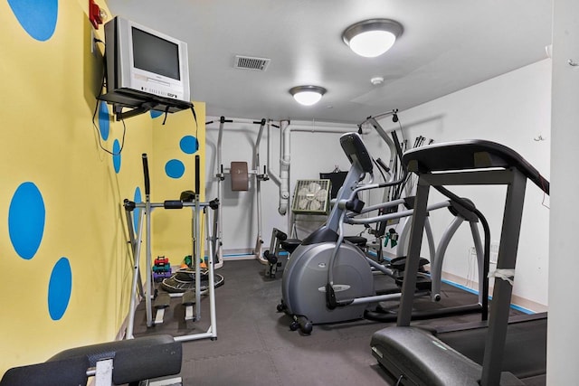 view of exercise room