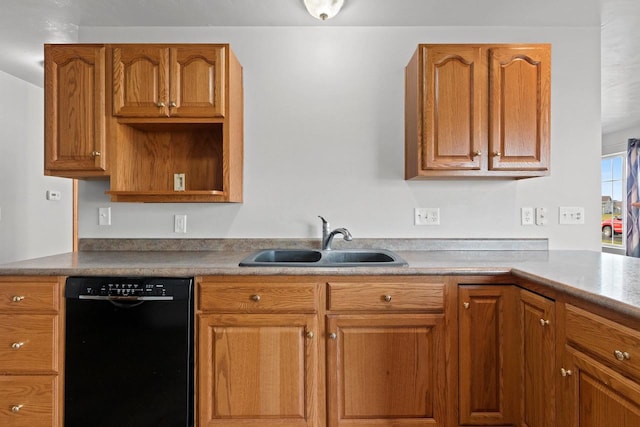 kitchen featuring sink and dishwasher