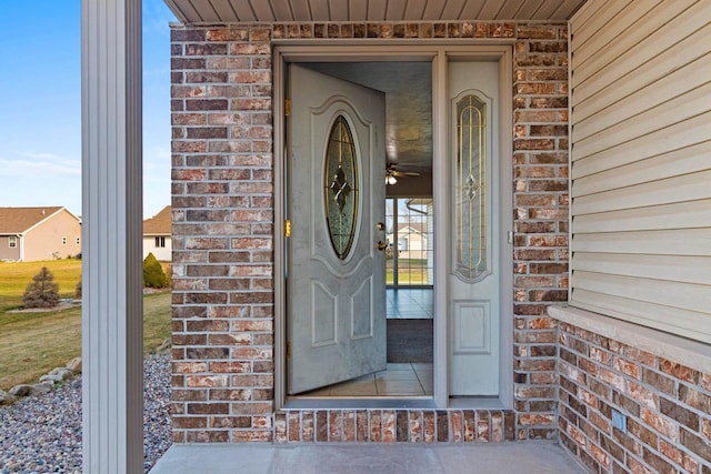 view of property entrance