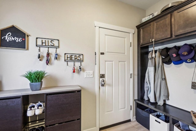 view of mudroom