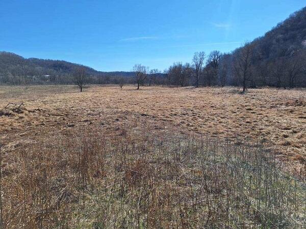 property view of mountains with a rural view