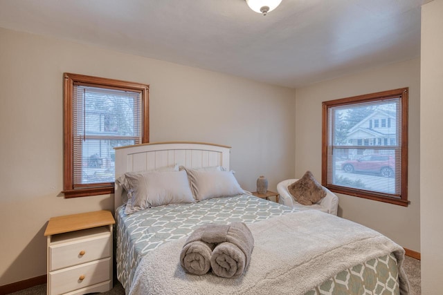 bedroom featuring carpet floors