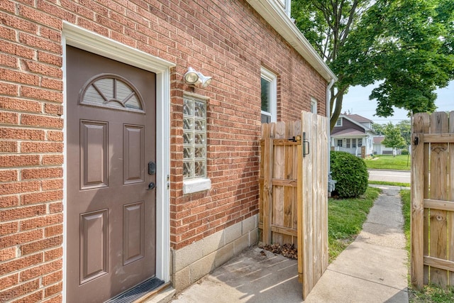 view of property entrance