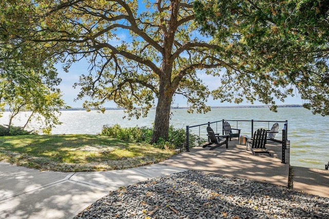 2291 Williams Point Dr, Stoughton, WI 53589 - dock area with a water view