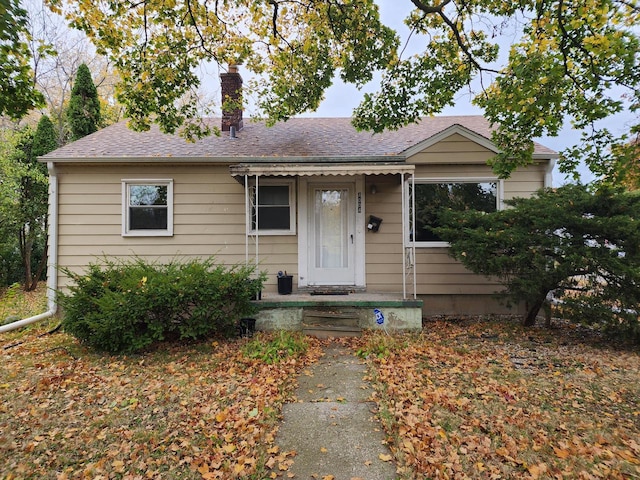 view of front of home