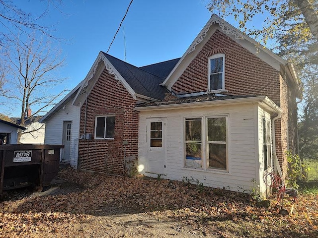 view of rear view of house