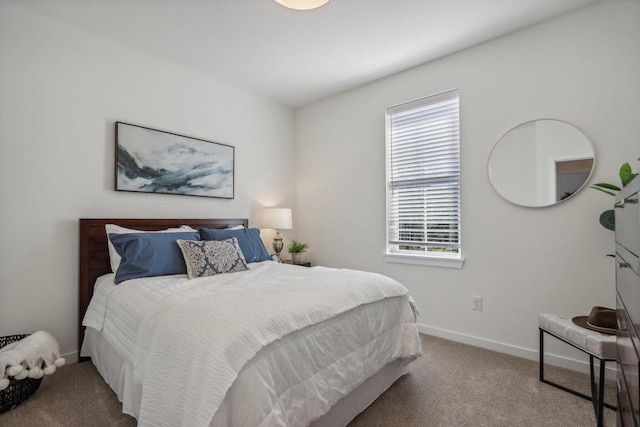 bedroom with carpet flooring