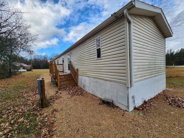 view of property exterior