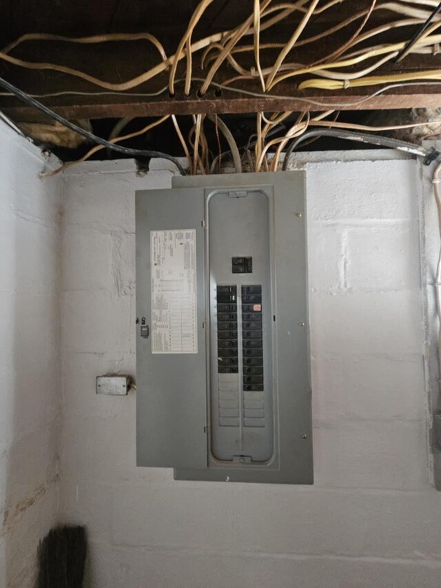 utilities with electric panel