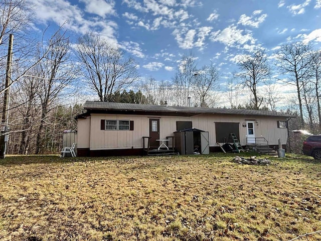 view of back of property