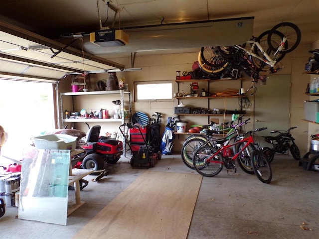 N4266 Cherokee Ct, Markesan, WI 53946 - garage with a garage door opener