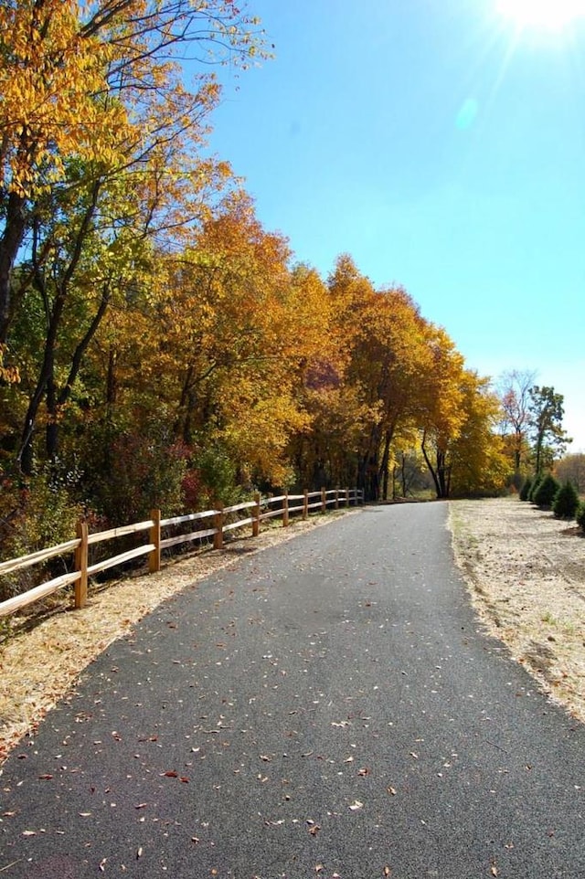 view of road