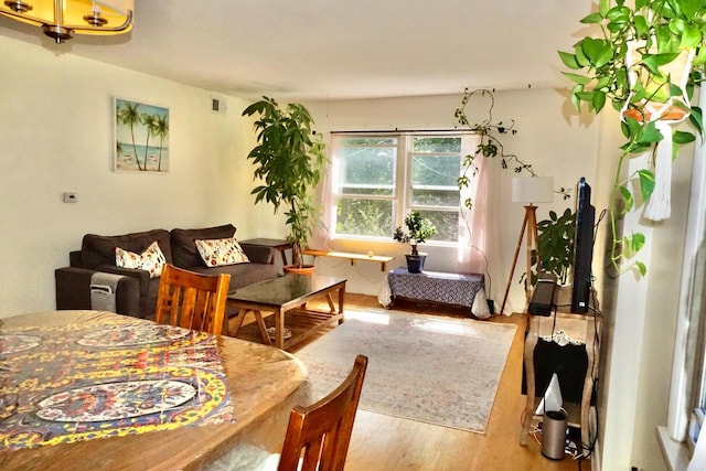 interior space featuring hardwood / wood-style flooring