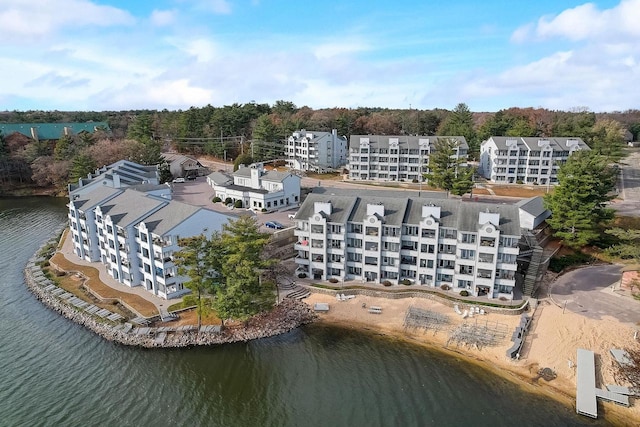 530 E Hiawatha Dr Unit 102, Wisconsin Dells, WI 53965 - drone / aerial view of apartment complex / building and a large body of water