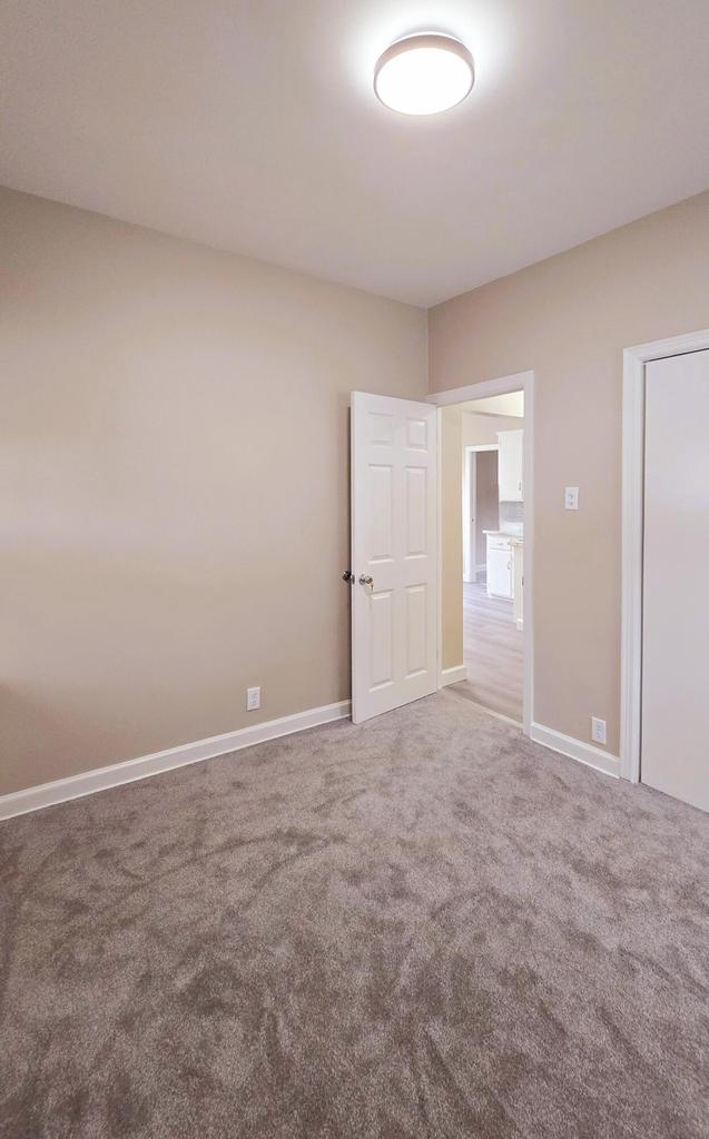 unfurnished bedroom with carpet