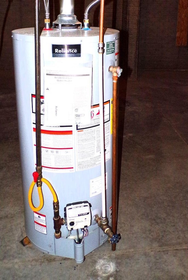 701 S Adams St, Thorp, WI 54771 - utilities featuring gas water heater