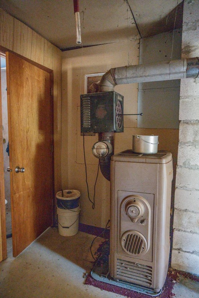 view of utility room