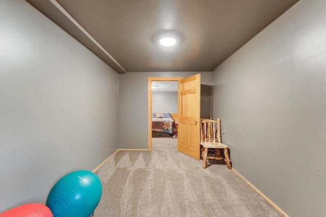 E7498 Mill Rd, Spring Green, WI 53588 - interior space with carpet flooring and baseboards