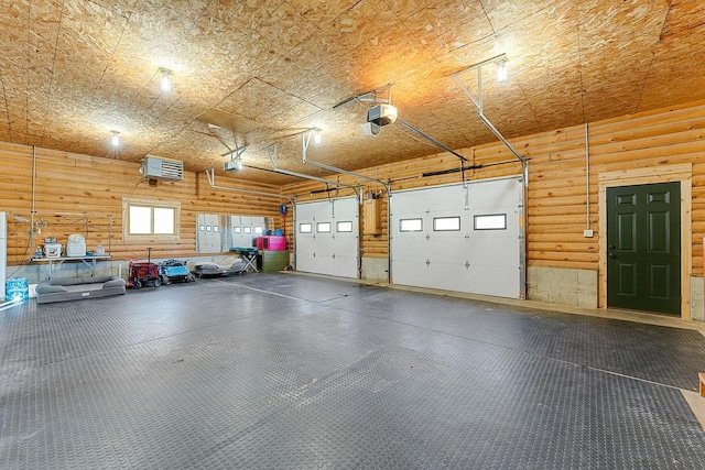 E7498 Mill Rd, Spring Green, WI 53588 - garage with a garage door opener