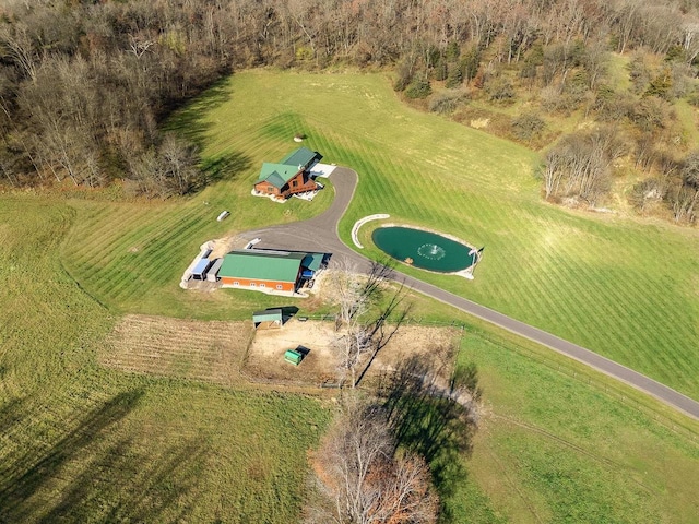E7498 Mill Rd, Spring Green, WI 53588 - overview of rural landscape