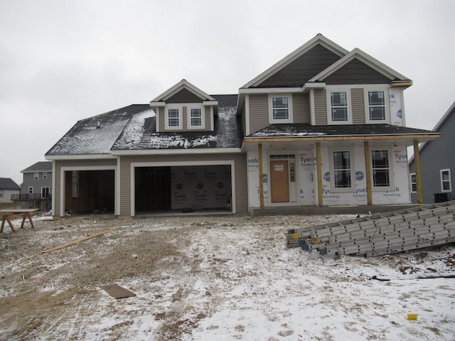 1581 Creekview Ln, Oconomowoc, WI 53066 - property under construction with a porch