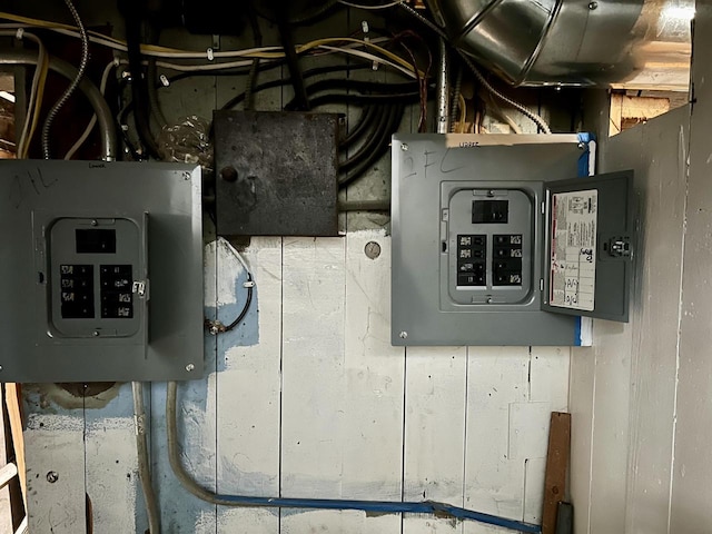 utility room featuring electric panel