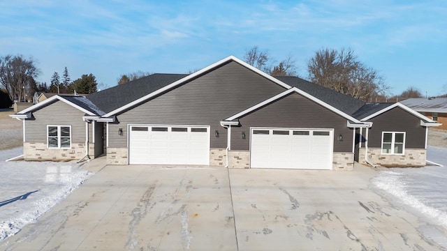 ranch-style house with a garage