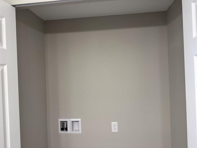 laundry room with hookup for a washing machine