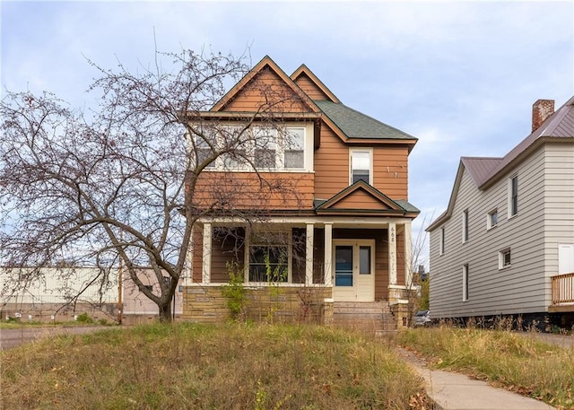 view of front of property