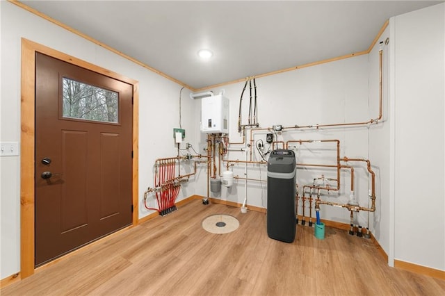 utilities featuring tankless water heater