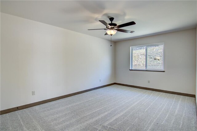 1805 11th Ave Lot 19, Menomonie, WI 54751 - empty room with ceiling fan, light colored carpet, and baseboards