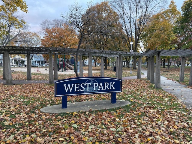 view of home's community with a playground