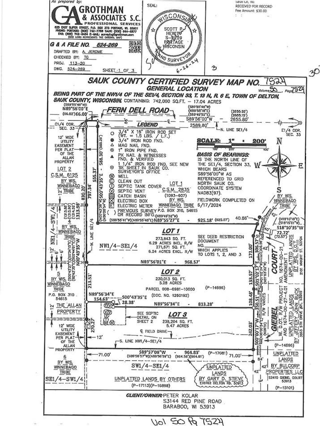 LOT2 Giebel Ct, Baraboo WI, 53913 land for sale