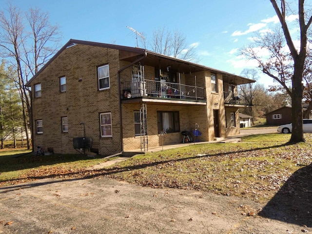 exterior space with a balcony