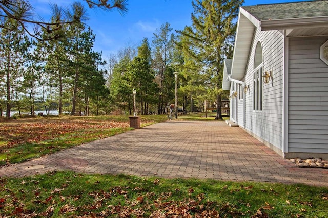 exterior space featuring a patio