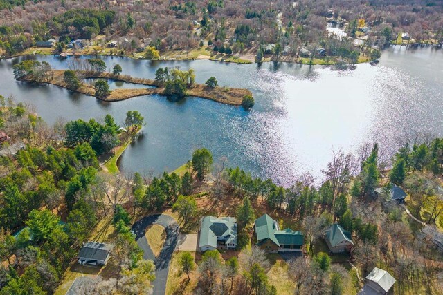 361 Yeoman Ct, Nekoosa, WI 54457 - aerial view of property's location featuring a large body of water